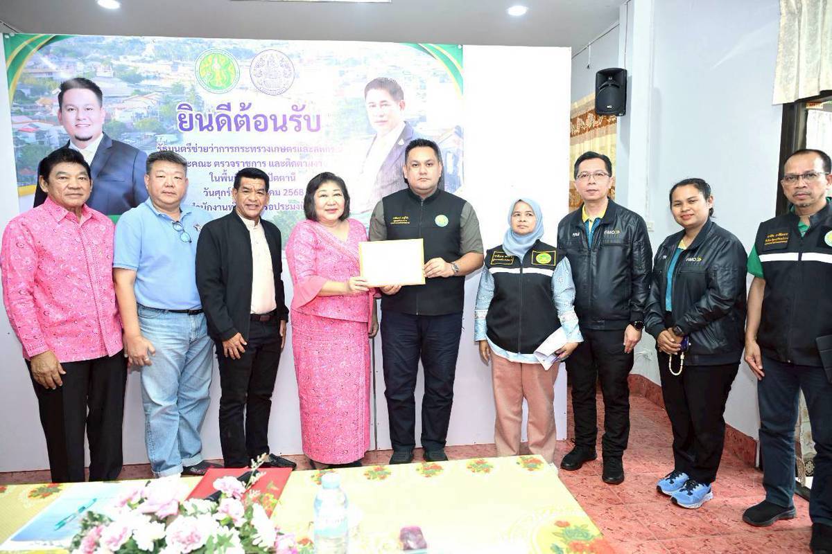 “รมช.อามินทร์” ตรวจงานท่าเทียบเรือประมงปัตตานี เร่งพัฒนาโครงสร้างพื้นฐาน ลดขั้นตอนแรงงานประมง หนุนอาชีพสร้างเศรษฐกิจฐานรากภาคใต้ 3 3716232