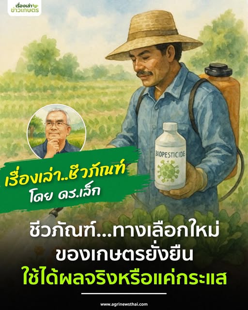 เรื่องเล่าชีวภัณฑ์ โดย ดร.เล็ก ชีวภัณฑ์…ทางเลือกใหม่ของเกษตรยั่งยืน ใช้ได้ผลจริงหรือแค่กระแส 3 564540650 1617539039566472 2581752839153124165 n 1
