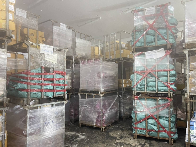 ฉก.พญานาคราช จับหนังหมูเถื่อน ริมชายแดนแม่น้ำโขง มูลค่ากว่า 112,000 บาท 10 681000000730