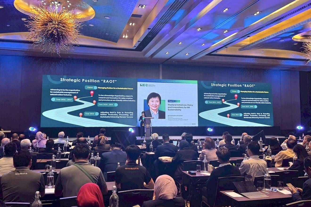 กยท. เยือนมาเลย์ร่วมเวที IREC 2025 มุ่งขับเคลื่อนอุตสาหกรรมยางสู่ความยั่งยืน ลดก๊าซเรือนกระจก บรรลุเป้า Net-Zero ภายในปี 2050 5 946718