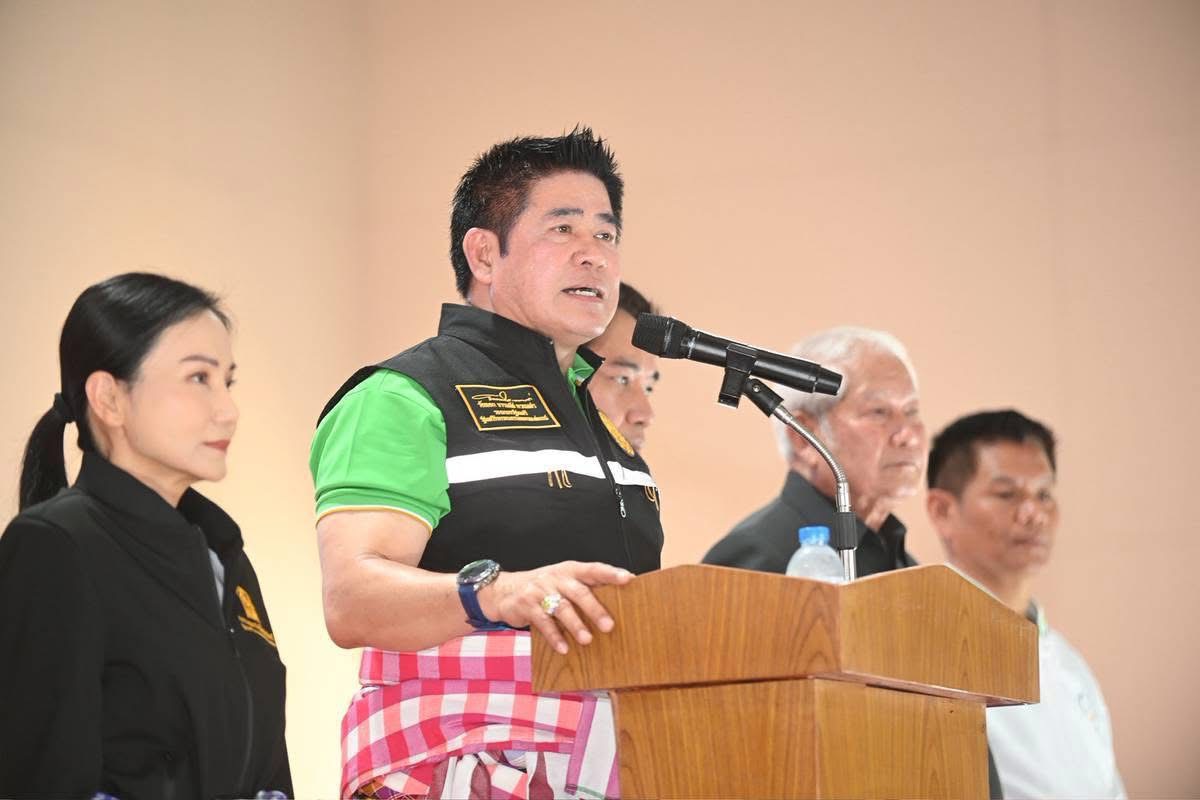 “รมว.ธรรมนัส” ลั่น โคราช คือ รั้วหน้าบ้านอีสาน ถ้าไม่พัฒนา อีก 19 จังหวัดไปต่อไม่ได้ ลุยโครงการผันน้ำลำตะคอง เร่งแก้วิกฤตแล้ง พร้อมเคลียร์หนี้สหกรณ์ให้เกษตรกร ทั่ว ปท. 2 S 14344346