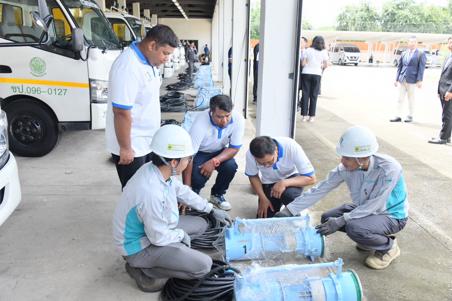 กรมชลฯ ร่วมมือ JICA – KUBOTA รับมอบเครื่องสูบน้ำเคลื่อนที่ เสริมศักยภาพการบริหารจัดการน้ำ-รับมืออุทกภัย 7 S 2941140 0