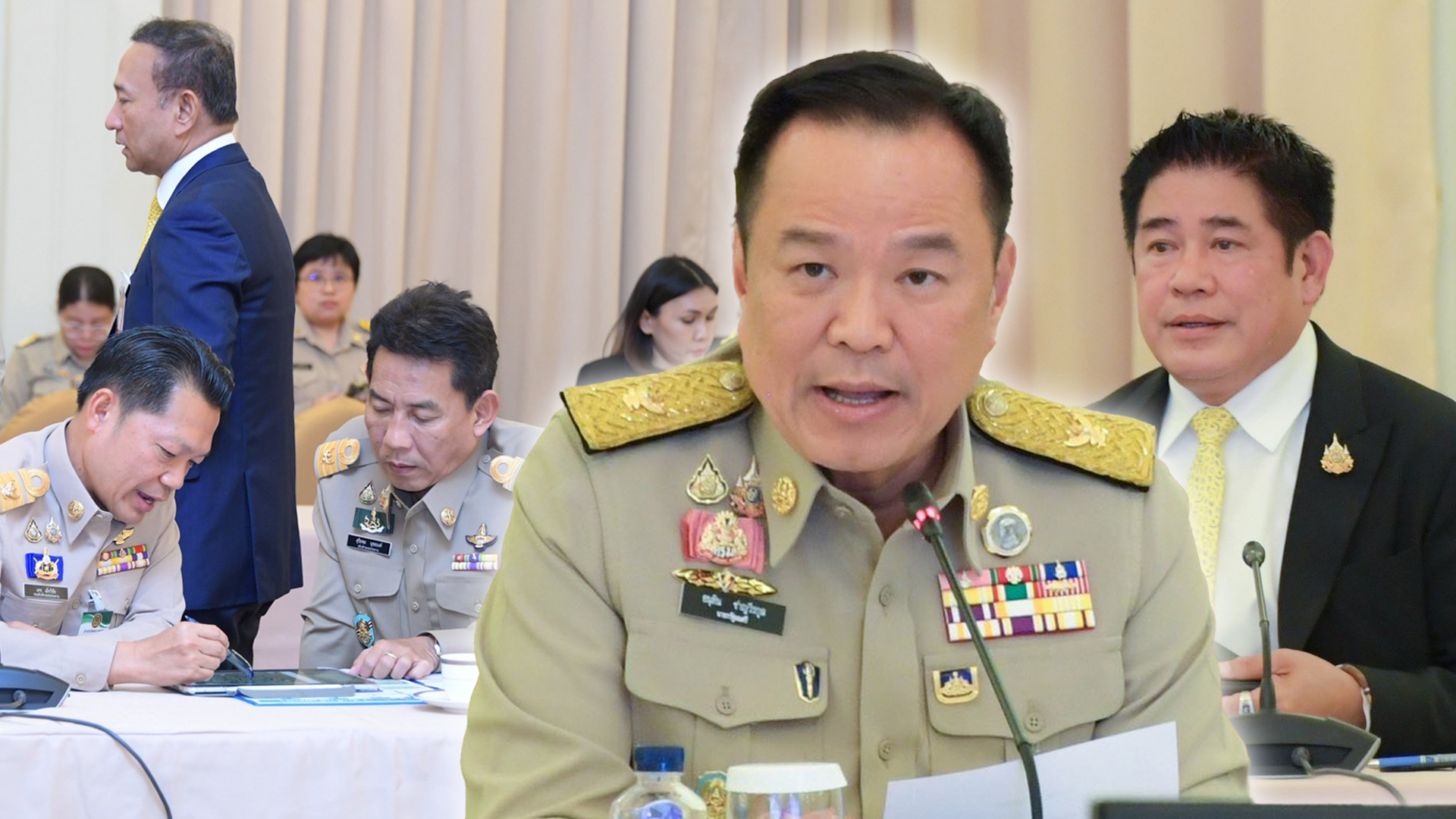 นายกฯอนุทิน ประชุมด่วน ตั้ง “ศูนย์ปฏิบัติการช่วยเหลือผู้ประสบภัยพิบัติทางธรรมชาติ” ช่วยเหลือประชาชน 1 นายกฯประชุมด่วน2