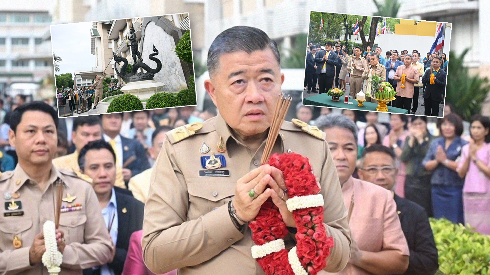 “ปลัดวิณะโรจน์ ”เข้าสักการะสิ่งศักดิ์สิทธิ์ประจำกระทรวงเกษตรและสหกรณ์ เข้ารับตำแหน่งปลัดกระทรวงฯ วันแรก เดินหน้าเร่งแก้ปัญหาความเดือดร้อนของเกษตรกรและประชาชน เน้นเกิดผลสัมฤทธิ์เป็นรูปธรรม 1 ปลัดเกษตรฯ เข้าสักการะ2