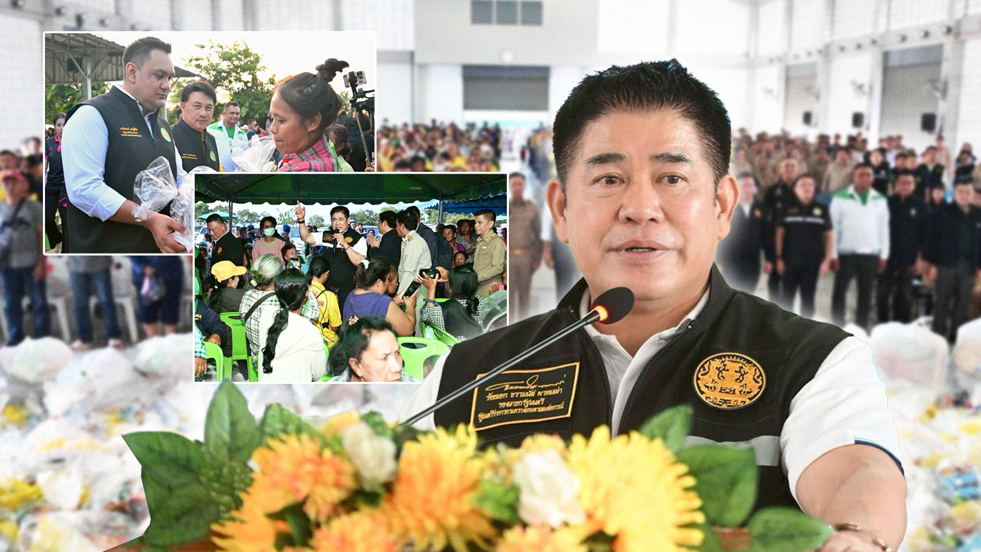 “รมว.ธรรมนัส” นำทีมเกษตรฯ ลุย นครสวรรค์ ตรวจน้ำท่วม สั่ง เร่งสำรวจความเสียหาย ลั่น เดินหน้าแผนสร้างประตูระบายน้ำคลองเกรียงไกร แก้ปัญหาน้ำแล้ง ย้ำรัฐบาลพร้อมทำให้ดีที่สุด 1 รมว.ธรรมนัส2 4