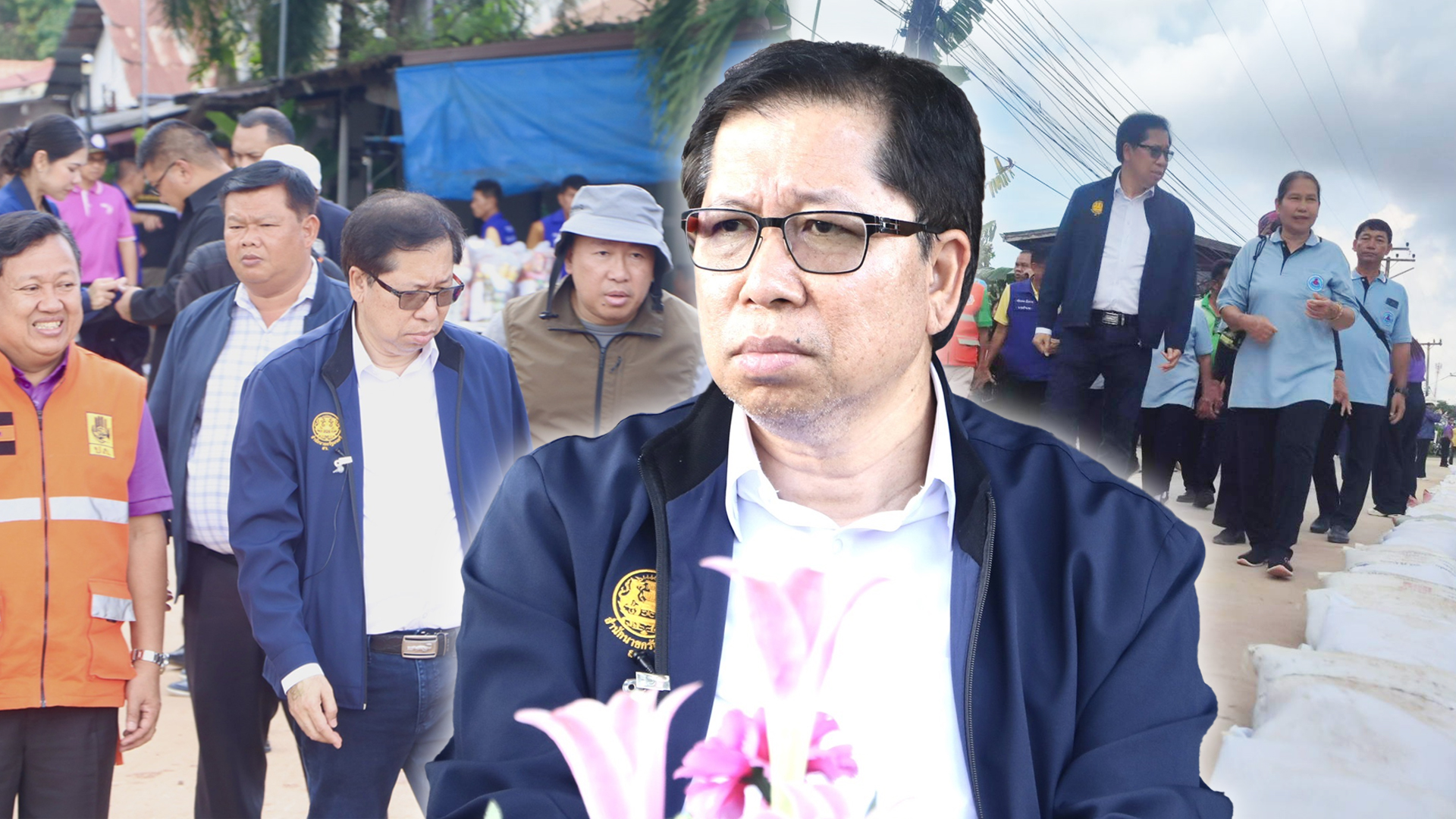 รมต.สำนักนายกฯ“สันติ ปิยะทัต” มอบถุงยังชีพช่วยน้ำท่วม “พิษณุโลก” 1 สันติ ปิยะทัต2 1