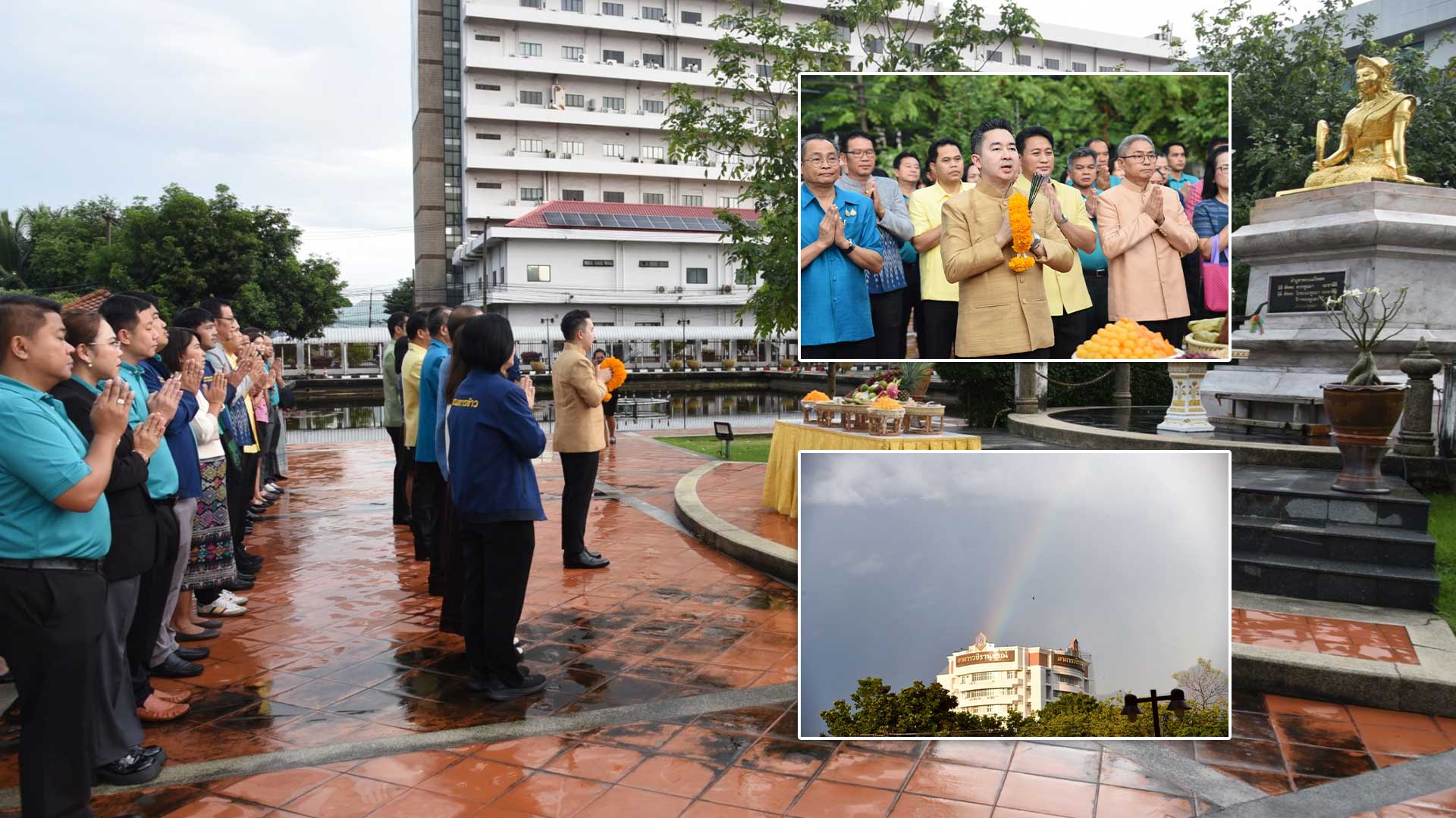 อธิบดีกรมข้าว เข้าสักการะสิ่งศักดิ์สิทธิ์ หลังฝนแรก ปรากฏ อธิบดีกรมข้าว3