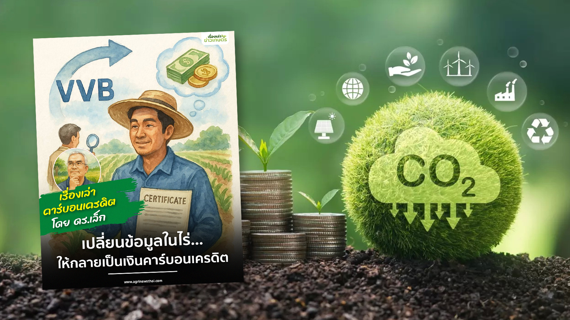 ตอนที่3 :เปลี่ยนข้อมูลในไร่..ให้กลายเป็นเงินคาร์บอนเครดิต 1 เปลี่ยนข้อมูลในไร่3 แก้