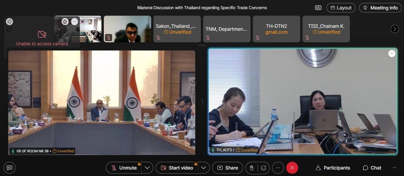 ไทย–อินเดีย ถกเข้มเคลียร์ข้อกังวลการค้าสินค้าเกษตร–ประมง–ปศุสัตว์ พร้อมชี้แจงมาตรการ SPS เดินหน้าหนุนเปิดตลาดสินค้าเกษตร 9 1981397