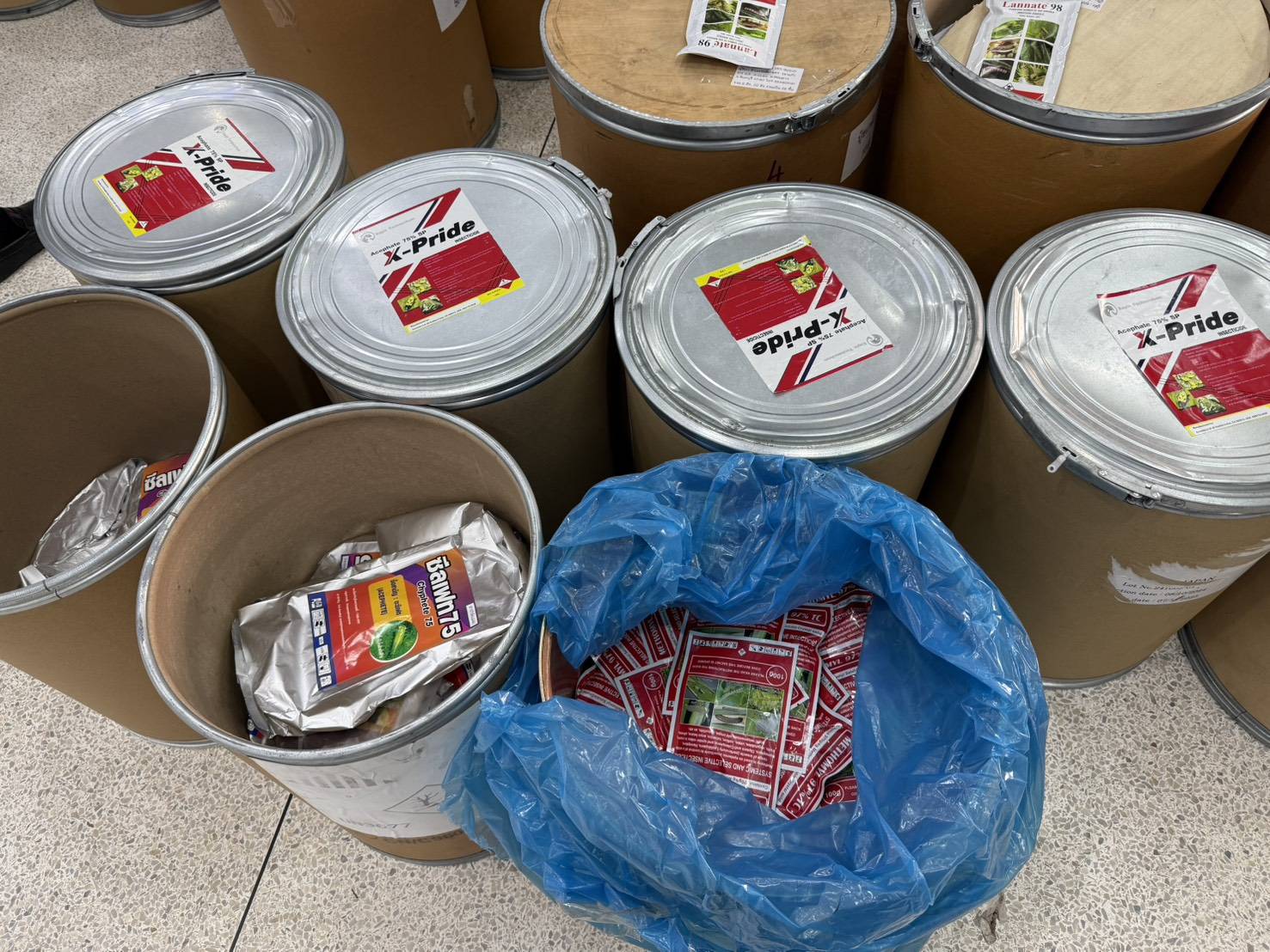 “ฉก.พญานาคราช” เข้มจับวัตถุอันตรายทางการเกษตรกว่า 3 ตัน มูลค่า 2 ล้านบาท 12 3763419