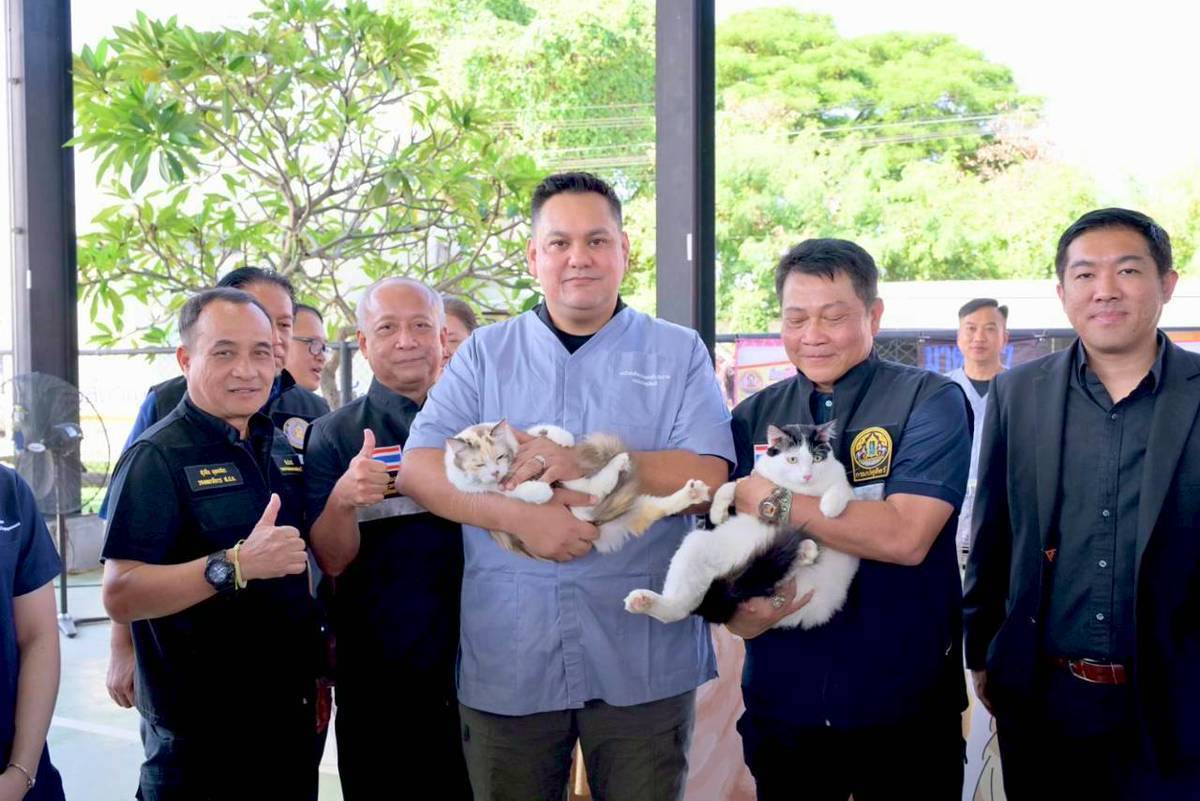 รมช.อามินทร์ ลงพื้นที่ จ.นนทบุรี ให้บริการทำหมันสุนัข-แมว ป้องกันโรคพิษสุนัขบ้า พร้อมติดตามสถานการณ์น้ำ 4 3771817