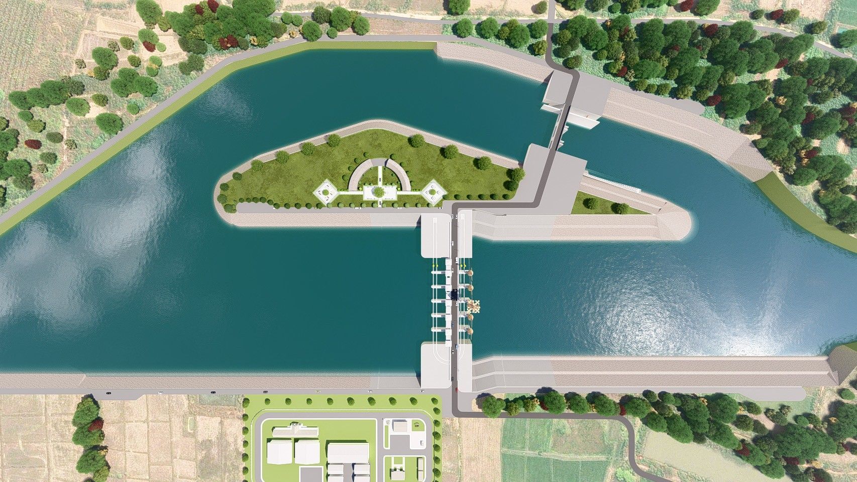 ชป. ลุยลุ่มน้ำสงคราม สร้างอาคารบังคับประตู ชุมชนพร้อมหนุนเต็มแรง 8 972103