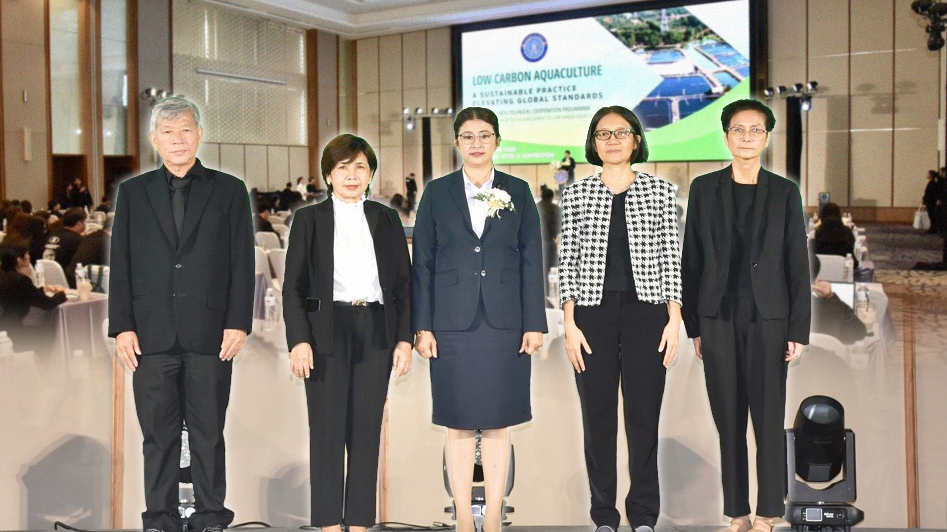 กรมประมงร่วมกับ FAO และเครือข่ายภาคอุตสาหกรรมการเพาะเลี้ยงกุ้งทะเลไทยรวมพลังขับเคลื่อน “ระบบนิเวศกุ้งทะเลคาร์บอนต่ำ”สู่เศรษฐกิจสีเขียวอย่างยั่งยืน 1 กรมประมงร่วมกับ FAO2