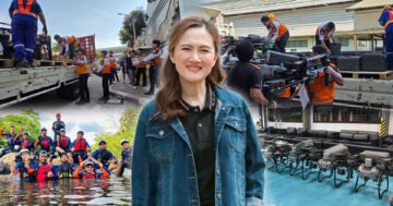 คูโบต้าพลังใจสู้ภัยน้ำท่วม3