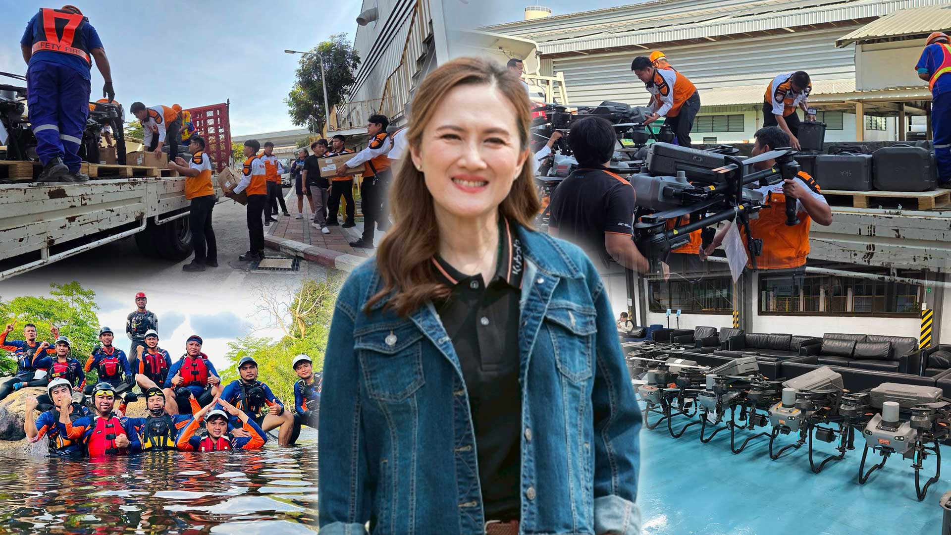 “คูโบต้าพลังใจสู้ภัยน้ำท่วม” ระดมกองกำลังด่วนส่งทีมคูโบต้าพร้อมโดรนการเกษตรและถุงยังชีพ 6,500 ชุด เสริมทัพภารกิจฝ่าวิกฤตมหาอุทกภัยภาคใต้ 1 คูโบต้าพลังใจสู้ภัยน้ำท่วม3