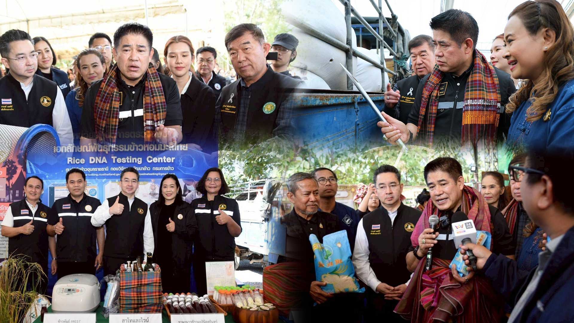 รมว.ธรรมนัส ลุย สุรินทร์ ฝากอธิบดีกรมการข้าวยกระดับข้าวหอมมะลิไทย แข่งขันในตลาดโลก 1 ธรรมนัส ลุย สุรินทร์3