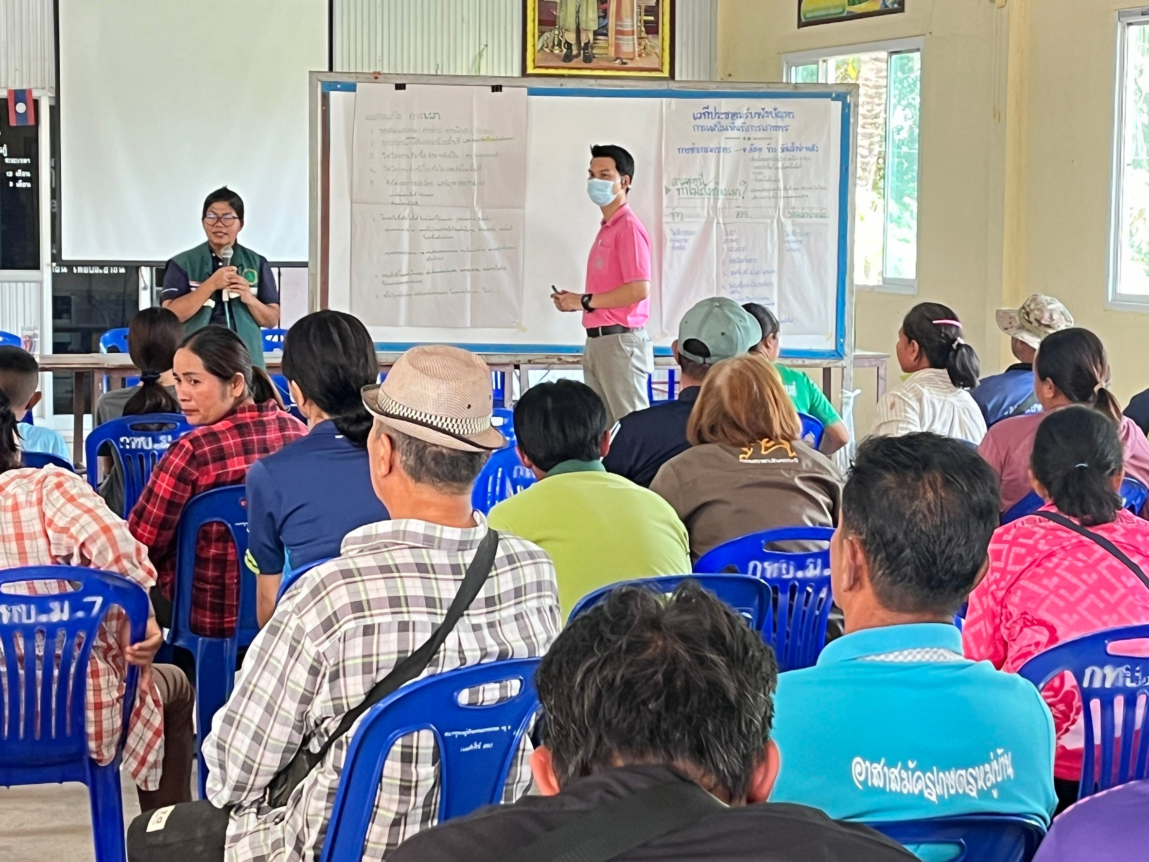 กรมส่งเสริมการเกษตร เดินหน้าสร้างเกษตรปลอดเผายั่งยืน สู้ PM2.5 8 ประชาคมหาปัญหาและแก้ไขการเผา ต.โคกเพชรsrimukda