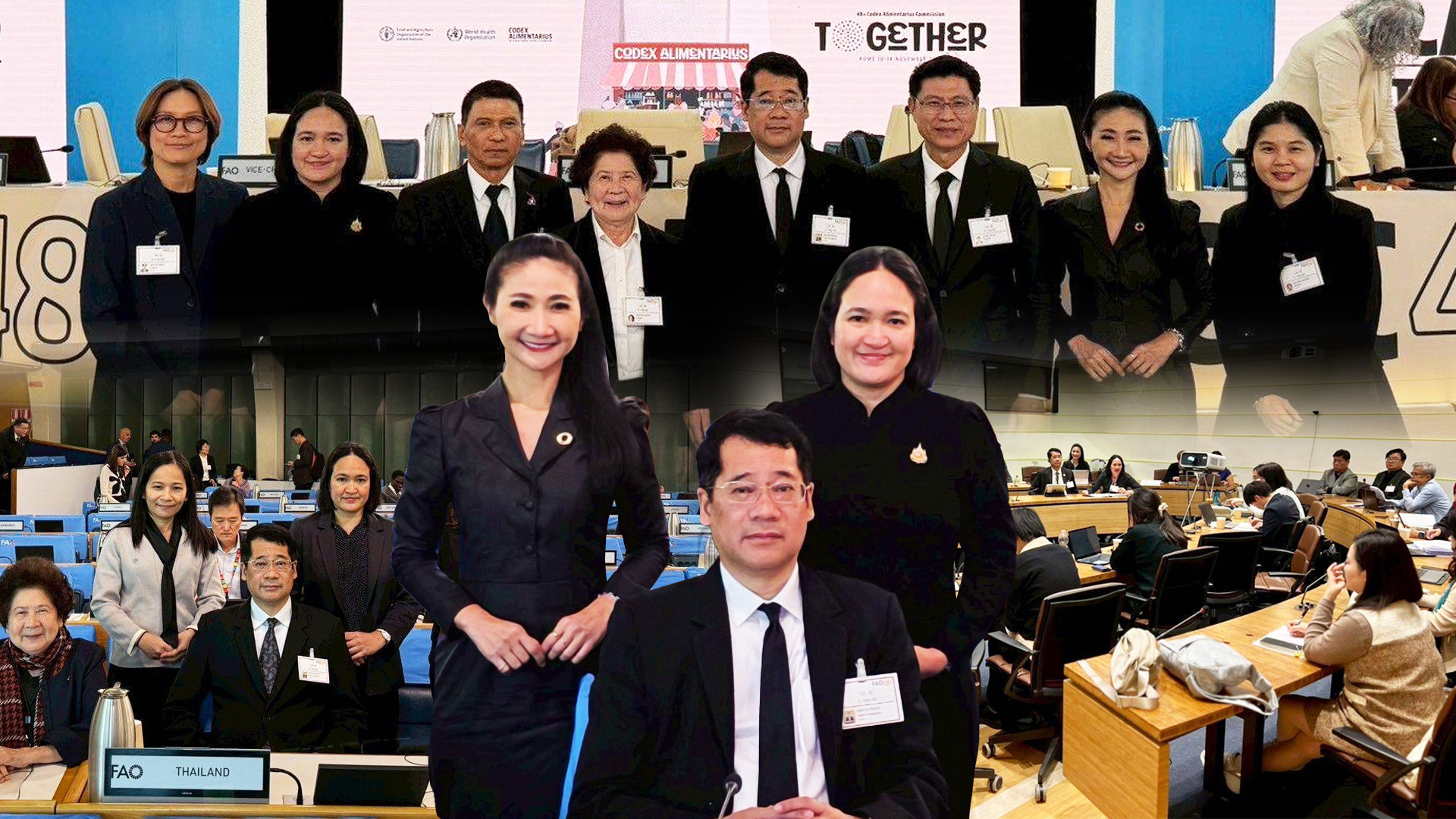 มกอช.นำทัพผู้แทนไทยร่วมประชุมคณะกรรมาธิการโคเด็กซ์(CAC) ครั้งที่ 48 ณ กรุงโรม ประเทศอิตาลี ผลักดันประเด็นสำคัญสำเร็จหลายเรื่อง 1 มกอช. นำทัพผู้แทนไทย2