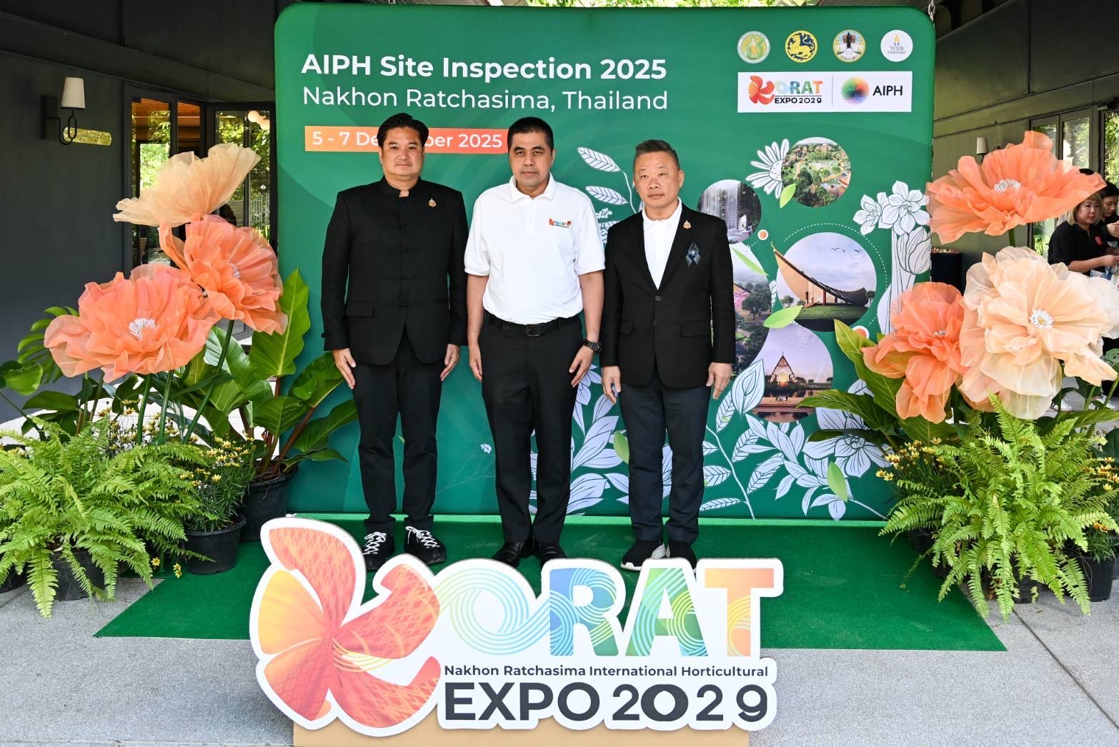 ไทยโชว์ความพร้อมก้าวใหญ่สู่เวทีโลก อธิบดีกรมวิชาการเกษตร ผู้ว่าโคราช นำประธาน AIPH ตรวจพื้นที่ “พืชสวนโลก โคราช ปี 2572” AIPH ชื่นชมแนวคิด (Less is more and Easy to Access) ในการออกแบบ Master Plan โคราช EXPO 3 1031648