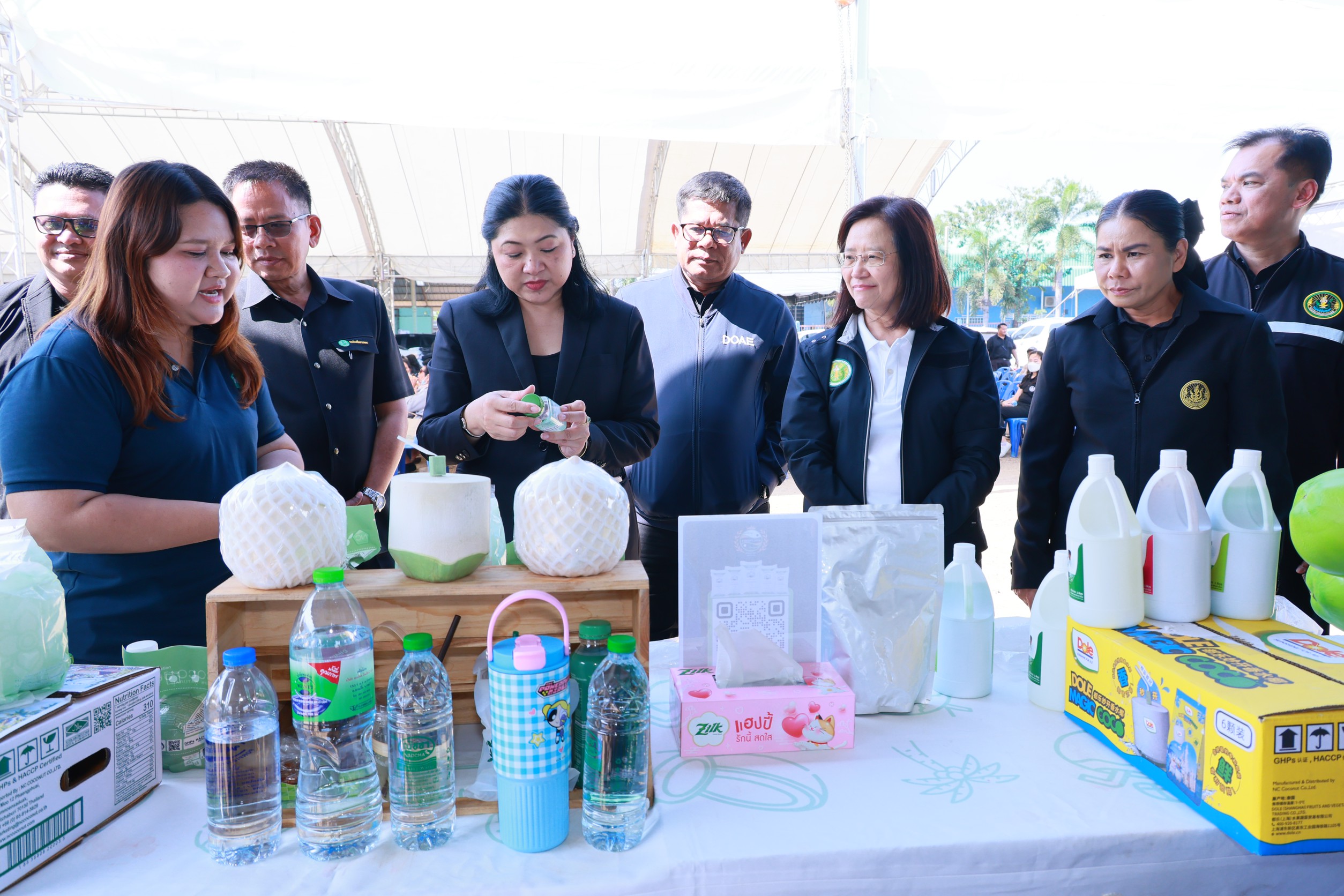 กรมส่งเสริมการเกษตร หนุนปลูกมะพร้าวสุขภาพดี ด้วยการจัดการศัตรูพืชแบบผสมผสาน (IPM) 10 488A2212