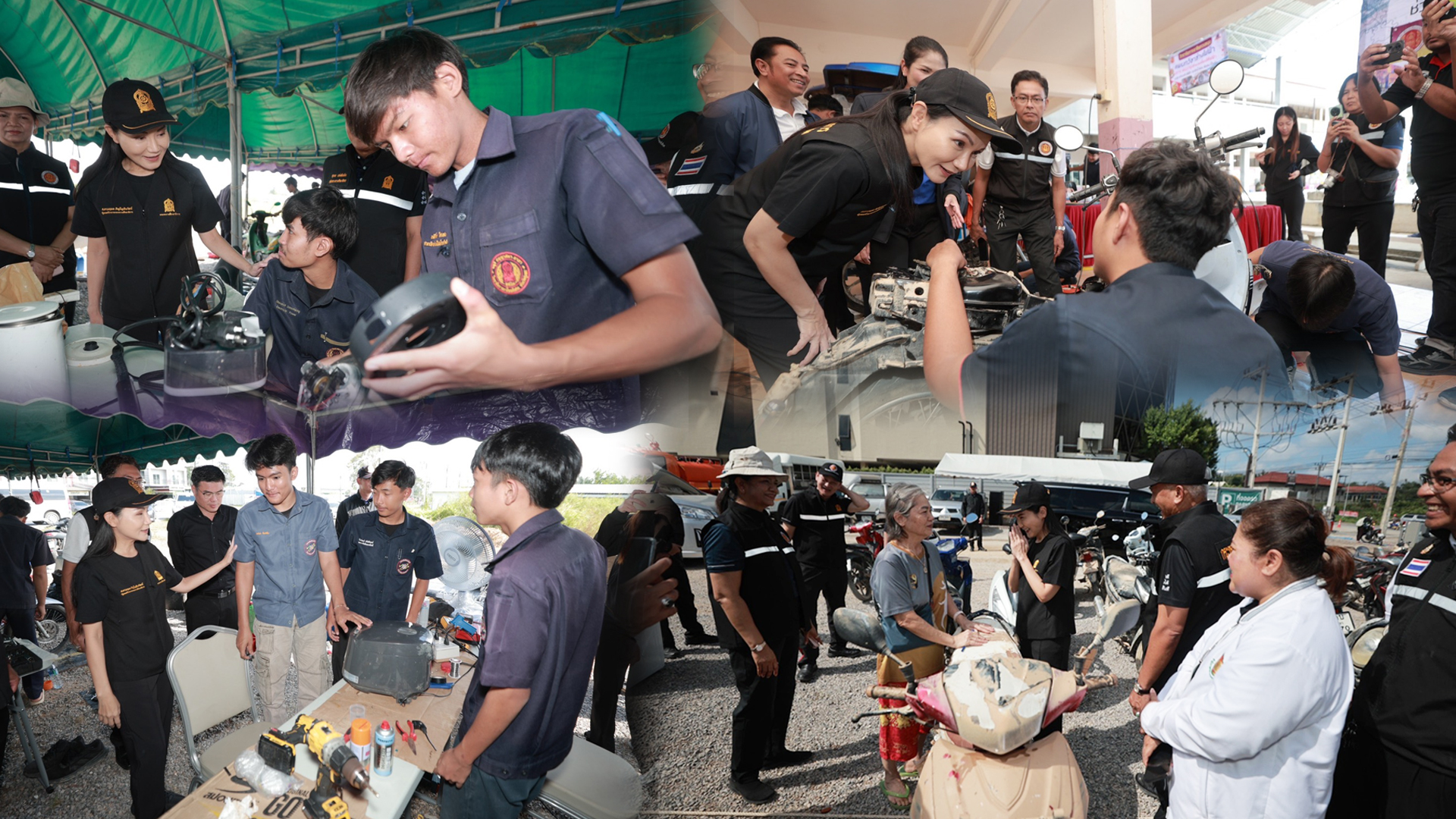 Fix It Center เต็มกำลัง “รมว.นฤมล”ตระเวนทั่วหาดใหญ่ตรวจความพร้อม กำชับ เร่งงาน รวดเร็ว ปลอดภัย และทั่วถึง ช่วยชาวบ้านซ่อมของเสียจากน้ำท่วม 1 Fix It Center2