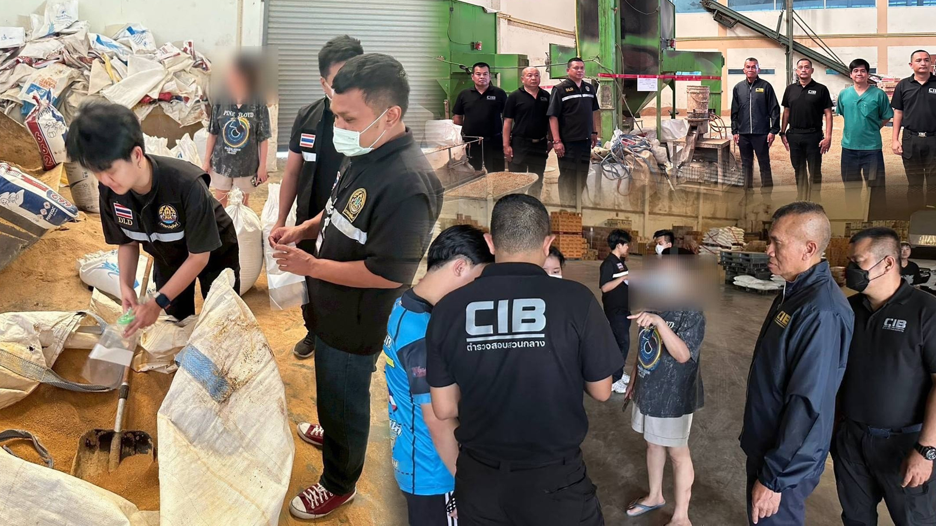 ด่านกักกันสัตว์ท่าเรือกรุงเทพร่วมปศุสัตว์ และตำรวจ ปคบ. ตรวจค้นสถานที่ผลิตและจำหน่ายอาหารสัตว์ ไร้ใบอนุญาตฯ ย่านบางขุนเทียน พบของกลางกว่า 5 แสนบาท ดำเนินคดีตามกฎหมาย 1 ด่านกักกันสัตว์2