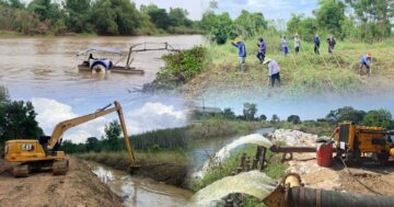 ทำไม่พัก ชป.เดินหน้าต่อเนื่อง ลุยกำจัดผักตบ–ติดตั้งเครื่องสูบน้ำ 19 ทำไม่พัก2