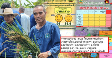 ปธ.สภาเกษตรฯ อ่างทอง ตั้งคำถาม บางเพจ นำข้อมูลค่าฝุ่นละอองขนาดเล็กเกินมาตรฐาน มาเผยแพร่ ทำเกษตรกรอ่างทอง ตกเป็น ปธ.สภาเกษตรฯ2
