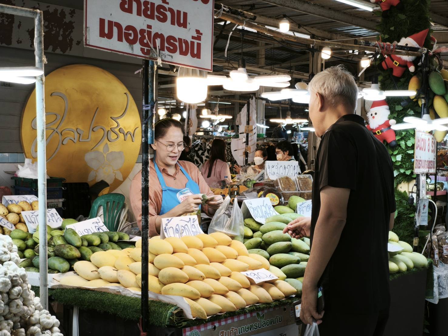 อ.ต.ก. ส่งความสุขปีใหม่ให้แก่เกษตรกรและประชาชน ในกิจกรรม “อ.ต.ก.ส่งสุข สินค้าเกษตรแทนใจ สวัสดีปีใหม่ 2569” ณ ตลาด อ.ต.ก. จตุจักร กรุงเทพฯ ระหว่างวันที่ 24 – 28 ธันวาคม 2568 นี้ 7 ภาพอตก7
